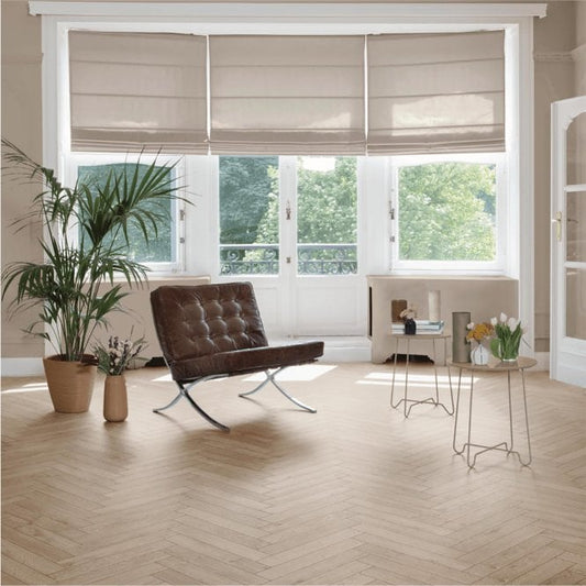 Natural Oak Laminate Herringbone