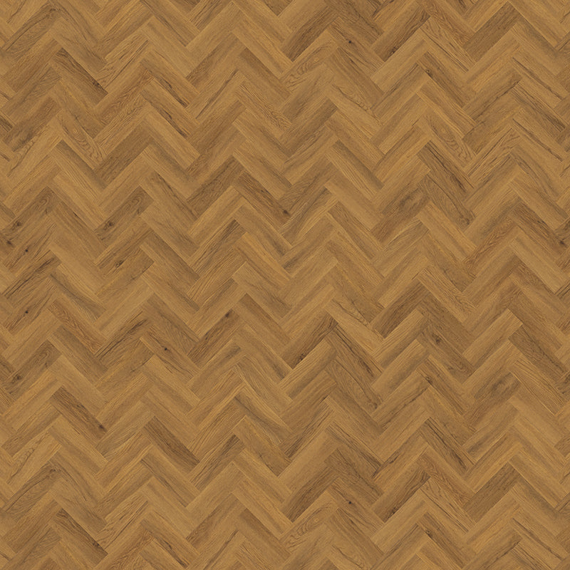 Golden Oak LVT Small Herringbone