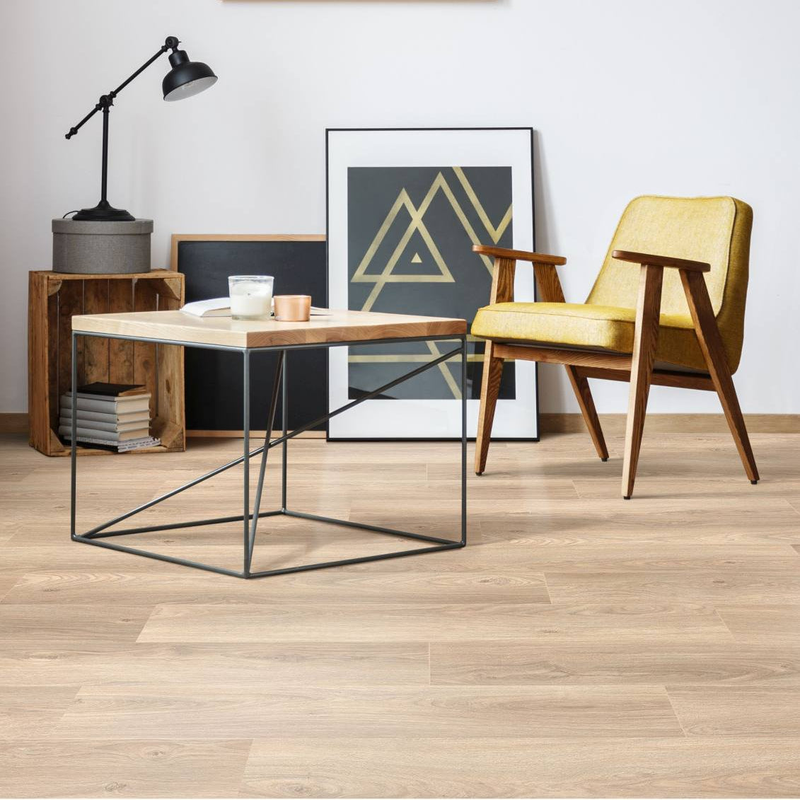 Legato Light Laminate Straight Plank