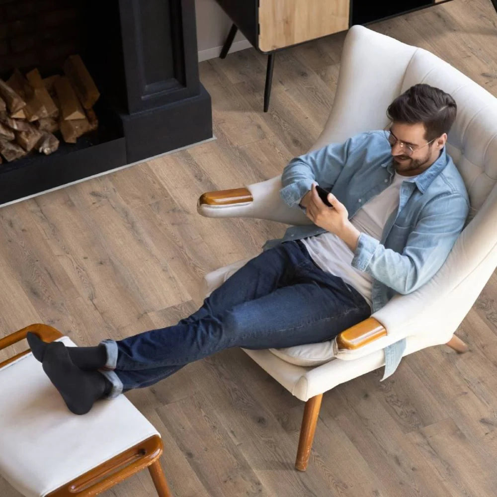 Allegro Brown Laminate Straight Plank