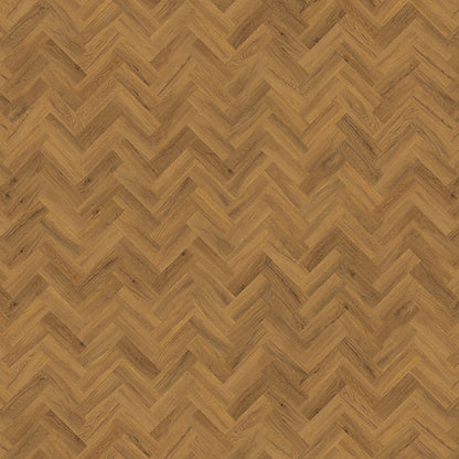 Golden Oak LVT Small Herringbone