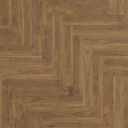 Golden Walnut Laminate Herringbone